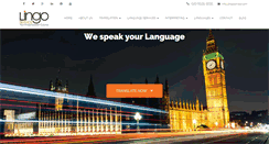 Desktop Screenshot of lingoservice.com